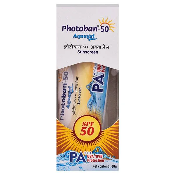 Photoban-50 Sunscreen Aqua gel SPF 50 60GM