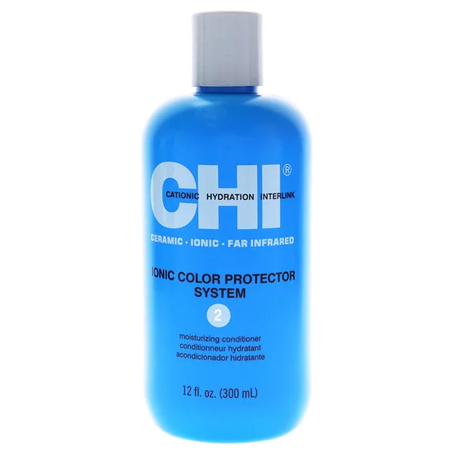 hair care products for split ends and frizz-CHI Ionic Color Protector Conditioner by CHI for Unisex - 12 oz Conditioner