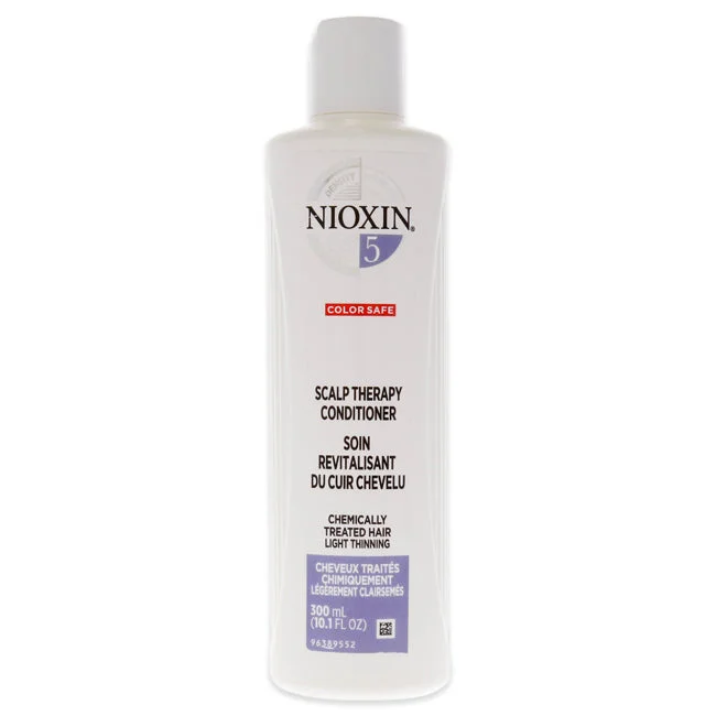 hair care for frizzy and brittle hair-Nioxin System 5 Scalp Therapy Conditioner by Nioxin for Unisex - 10.1 oz Conditioner