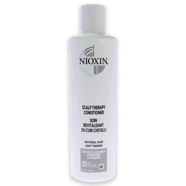 hair serum for damaged and brittle hair-Nioxin System 1 Scalp Therapy Conditioner by Nioxin for Unisex - 10.1 oz Conditioner