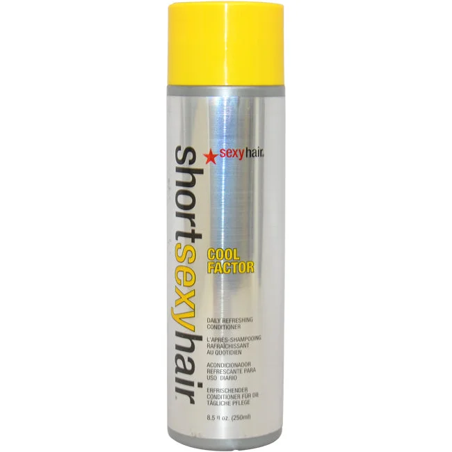 hair serum for healthy, nourished ends-Sexy Hair Short Hair Sexy Cool Factor Conditioner by Sexy Hair for Unisex - 8.5 oz Conditioner