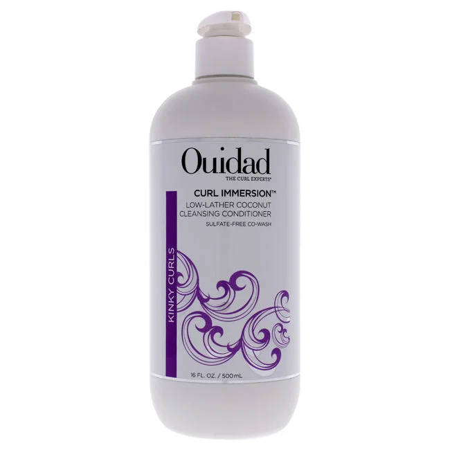 hair growth shampoo for thickening-Ouidad Curl Immersion Low-Lather Coconut Cleansing Conditioner by Ouidad for Unisex - 16 oz Conditioner