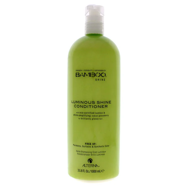 volume-boosting shampoo for curly hair-Alterna Bamboo Shine Luminous Shine Conditioner by Alterna for Unisex - 33.8 oz Conditioner