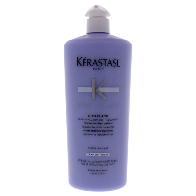 anti-frizz hair oil for curly hair-Kerastase Blond Absolu Cicaflash Conditioner by Kerastase for Unisex - 34 oz Conditioner