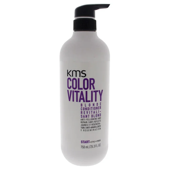 natural treatment for thinning hair edges-KMS Color Vitality Blonde Conditioner by KMS for Unisex - 25.3 oz Conditioner