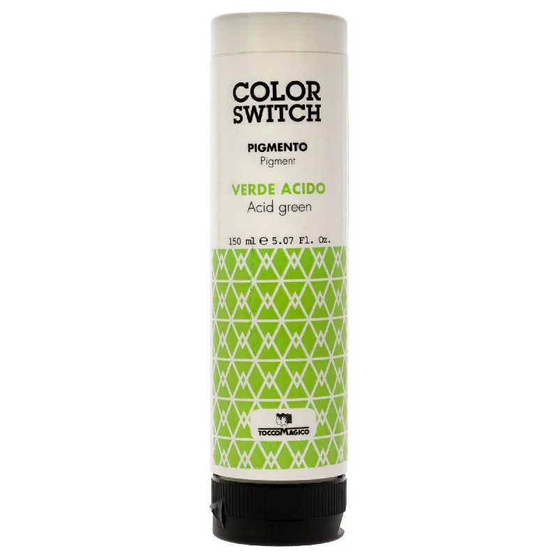 clarifying shampoo for oily hair-Tocco Magico Color Switch Pure Pigment - Acid Green by Tocco Magico for Unisex - 5.07 oz Hair Color