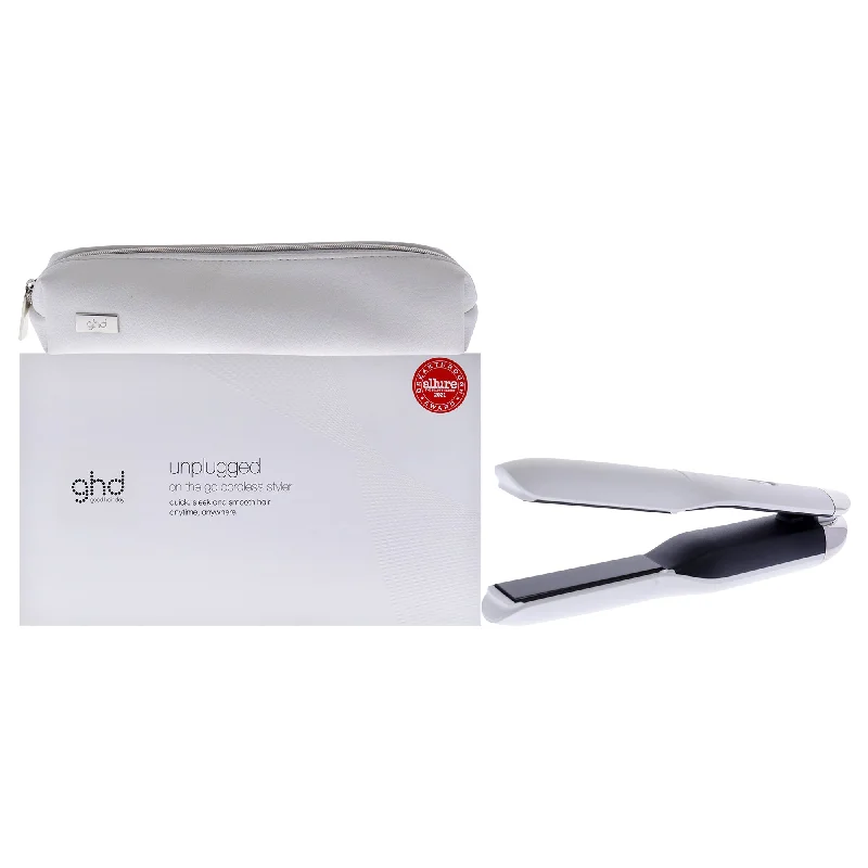 hair oil for repairing damaged hair ends-GHD GHD Unplugged Cordless Styler - White by GHD for Unisex - 1 Inch Flat Iron