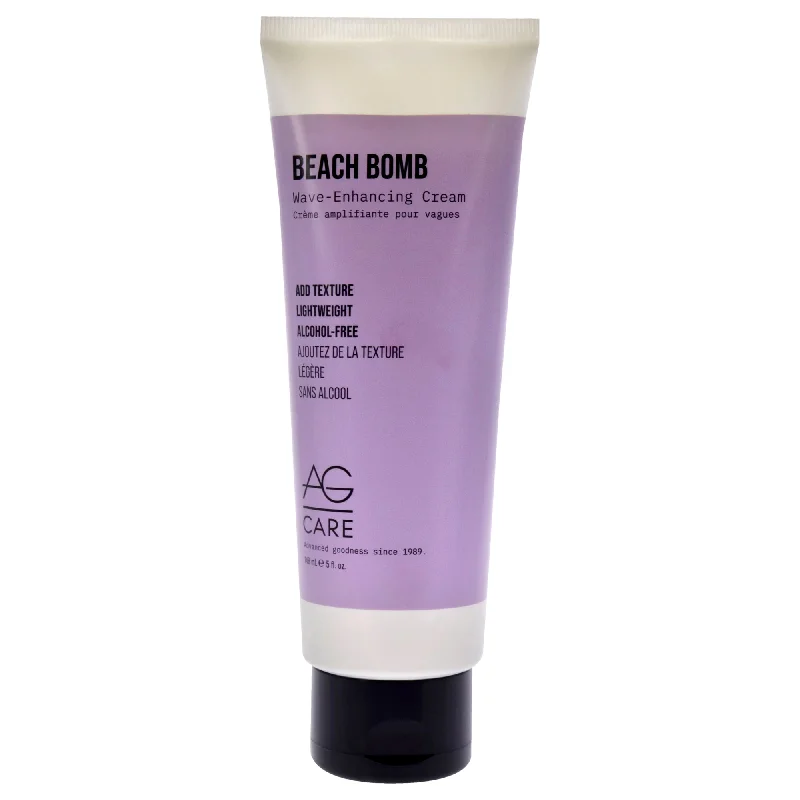 hair care for reducing hair loss-AG Hair Cosmetics Beach Bomb Wave Enhancing Cream by AG Hair Cosmetics for Women - 5 oz Cream