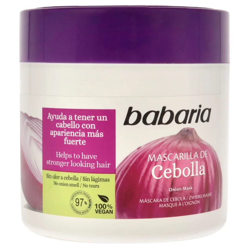 best protein treatments for dry hair-Babaria Onion Hair Mask by Babaria for Unisex - 13.5 oz Masque