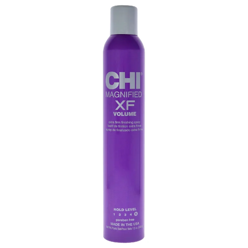 anti-frizz hair mask for curly hair-CHI Magnified Volume XF Finishing Spray by CHI for Unisex - 12 oz Hair Spray