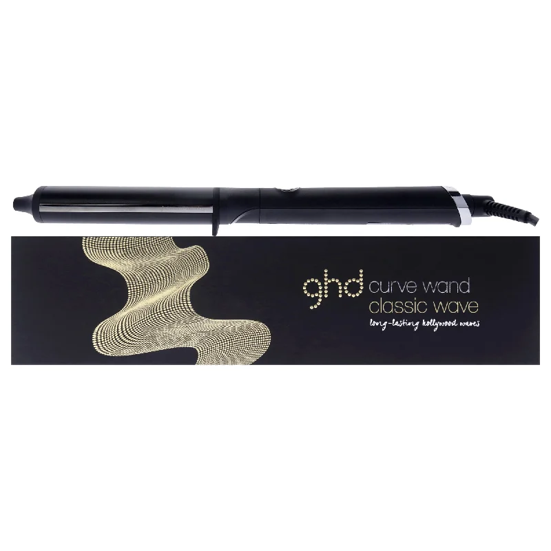 anti-frizz serum for curly hair ends-GHD GHD Curve Wand Classic Wave Curling Iron - COWA11 Black by GHD for Unisex - 1 Pc Curling Iron