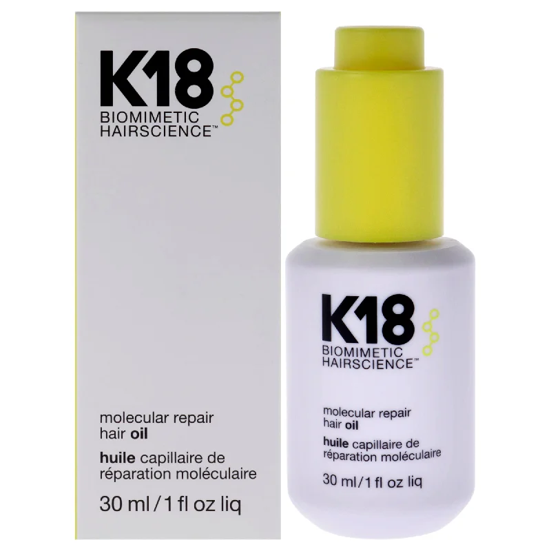 moisturizing hair oil for split ends-K18 Hair Molecular Repair Hair Oil by K18 Hair for Women - 1 oz Oil