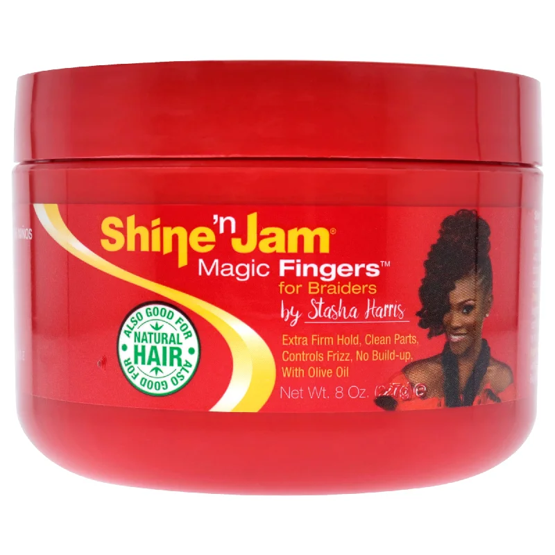 hair care for fine, thin hair with volume-Ampro Shine-n-Jam Magic Fingers Gel by Ampro for Women - 8 oz Gel