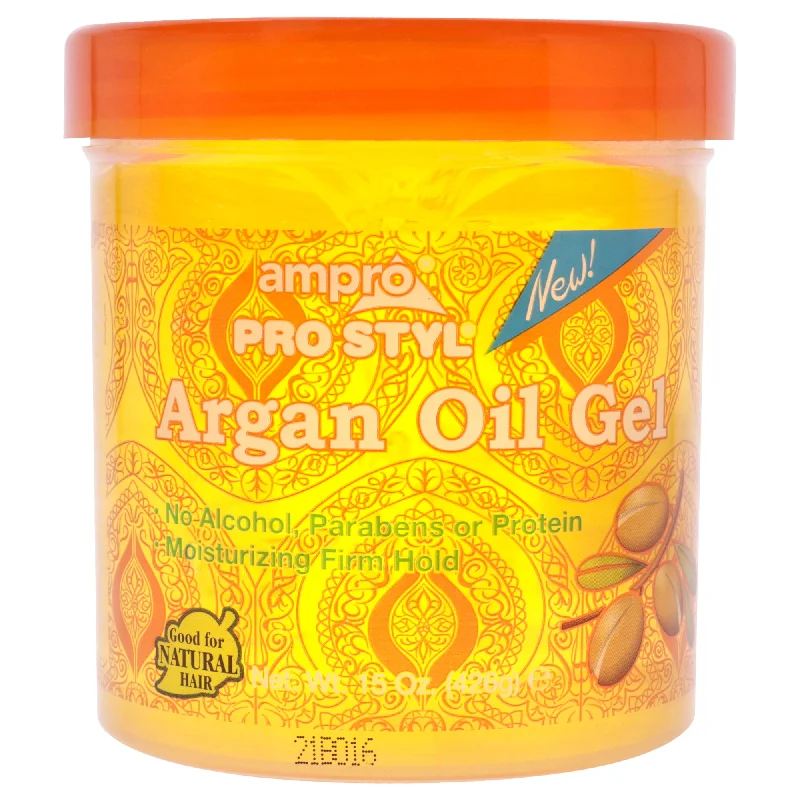 hair oil for moisture and shine-Ampro Pro Styl Gel - Argan Oil by Ampro for Women - 15 oz Gel