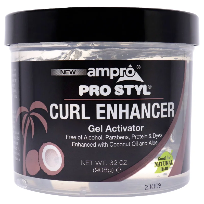 keratin treatment for frizzy hair-Ampro Ampro Pro Curl Enhancer by Ampro for Women - 32 oz Gel