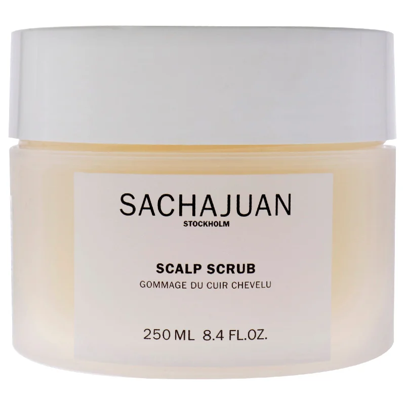 volume-boosting hair mousse for fine hair-Sachajuan Scalp Scrub by Sachajuan for Women - 8.4 oz Scrub