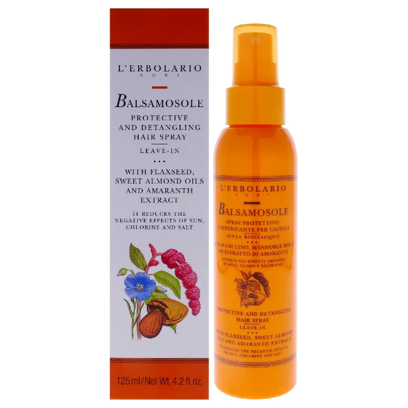 hair serum for healthy, nourished ends-LErbolario Balsamosole Protective and Detangling Hair Spray Leave-In by LErbolario for Women - 4.2 oz Hair Spray