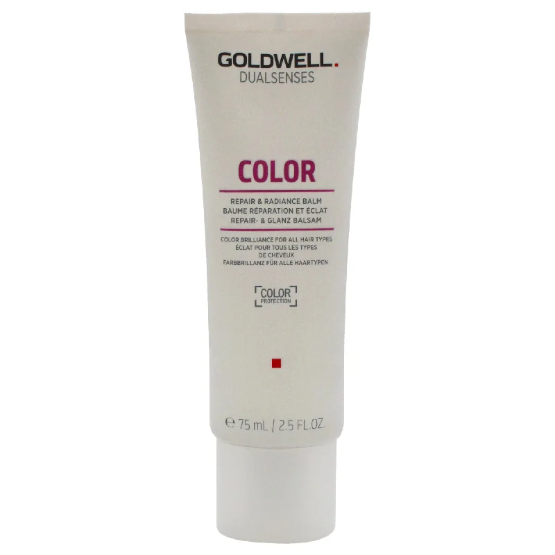 natural conditioner for thick, coarse hair-Goldwell Dualsenses Color Repair and Radiance Balm by Goldwell for Unisex - 2.5 oz Balm