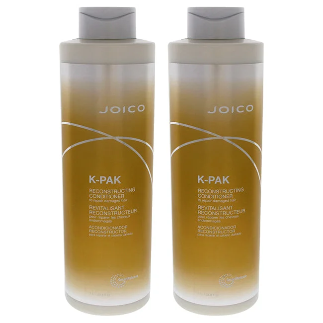 hair serum for smooth and shiny hair-Joico K-Pak Conditioner To Repair Damage Revitalisant by Joico for Unisex - 33.8 oz Conditioner - Pack of 2