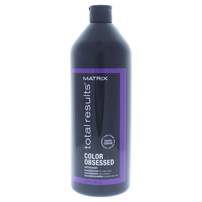 hair growth oil for thick hair-Matrix Total Results Color Obsessed Conditioner by Matrix for Unisex - 33.8 oz Conditioner