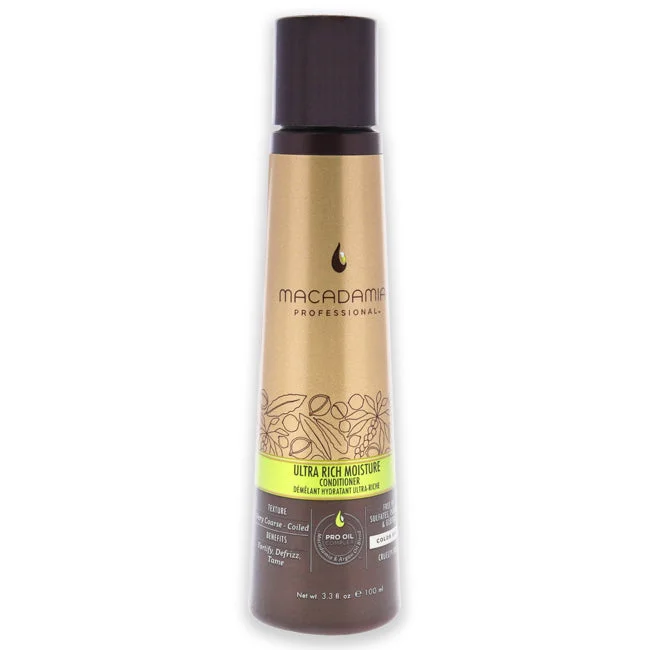 deep conditioning spray for damaged hair-Macadamia Oil Ultra Rich Moisture Conditioner by Macadamia Oil for Unisex - 3.3 oz Conditioner