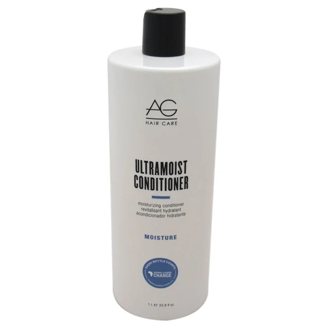 best hair products for repairing split ends-AG Hair Cosmetics Ultramoist Moisturizing Conditioner by AG Hair Cosmetics for Unisex - 33.8 oz Conditioner