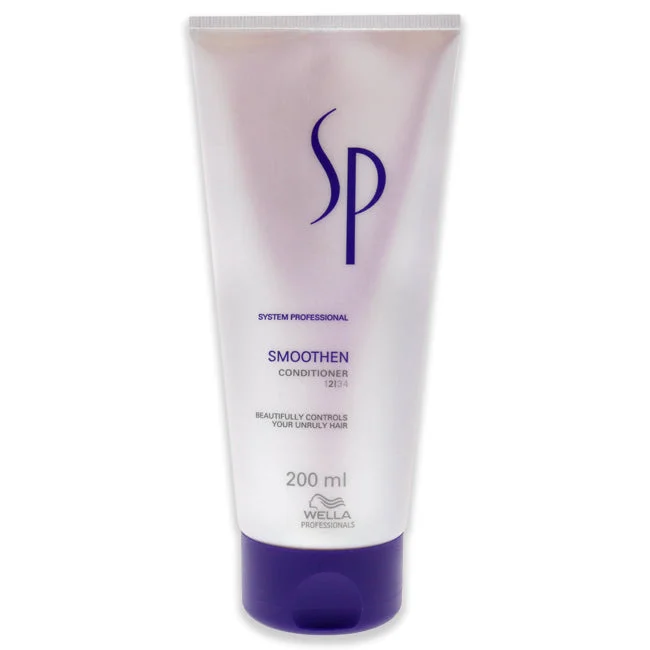 revitalizing hair mask for damaged curls-Wella SP Smoothen Conditioner by Wella for Unisex - 6.7 oz Conditioner