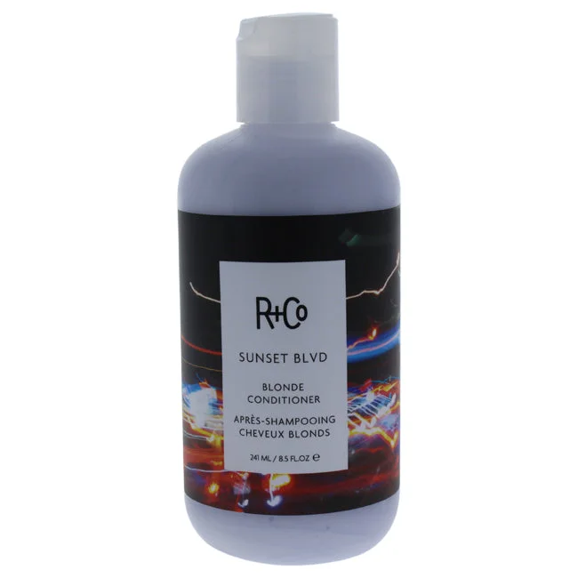 hair care products for split ends-R+Co Sunset Blvd Blonde Conditioner by R+Co for Unisex - 8.5 oz Conditioner