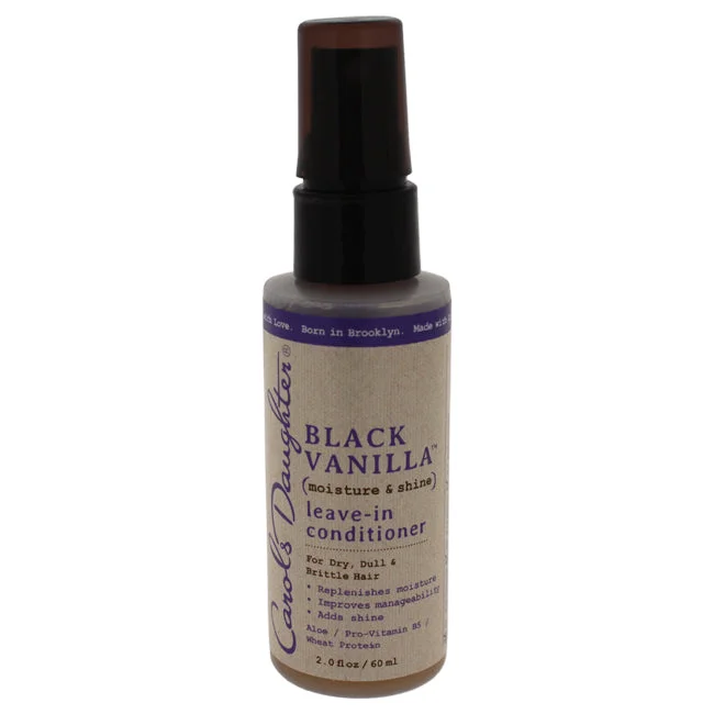 leave-in conditioner for thick, wavy hair-Carols Daughter Black Vanilla Leave-In Conditioner by Carols Daughter for Unisex - 2 oz Spray