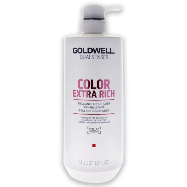 sulfate-free hair care products for damaged hair-Goldwell Dualsenses Color Extra Rich Conditioner by Goldwell for Unisex - 34 oz Conditioner