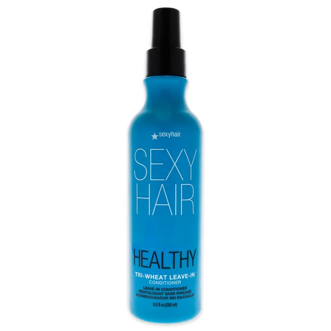 daily hair care for dry, damaged hair-Sexy Hair Healthy Sexy Hair Tri-Wheat Leave-In Conditioner by Sexy Hair for Unisex - 8.5 oz Conditioner