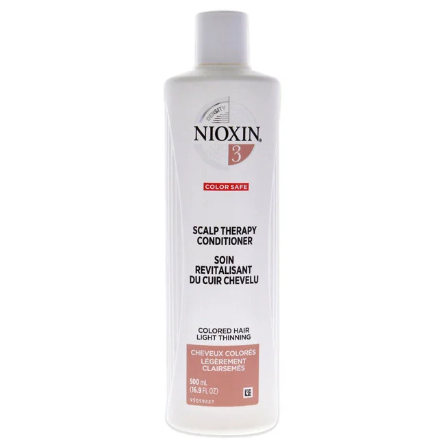 deep repair hair mask for curly hair-Nioxin System 3 Scalp Therapy Conditioner by Nioxin for Unisex - 16.9 oz Conditioner