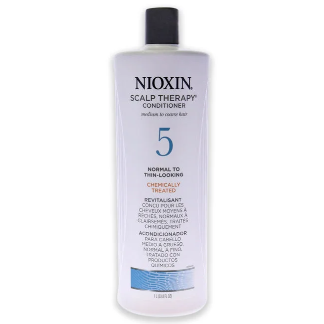 deep hair repair treatment for dry hair-Nioxin System 5 Scalp Therapy Conditioner by Nioxin for Unisex - 33.8 oz Conditioner