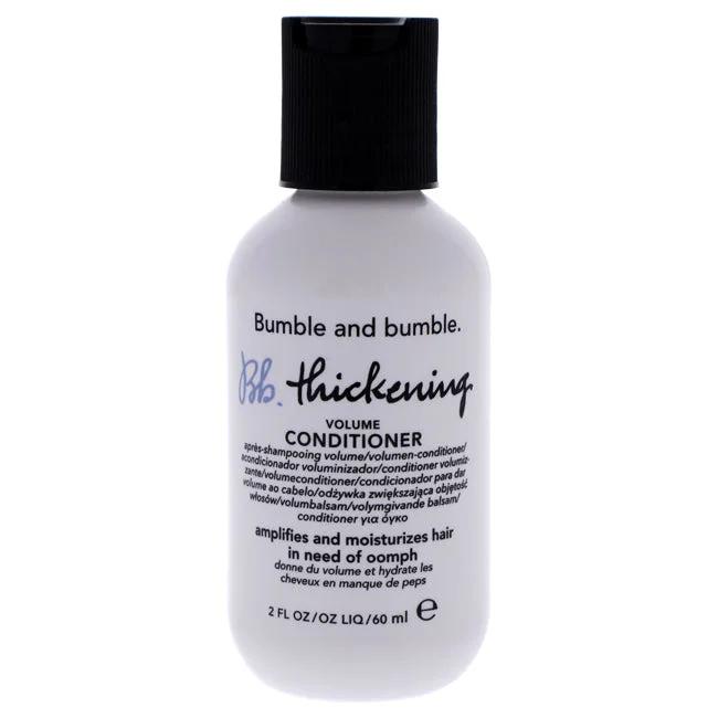 moisturizing shampoo for curly, frizzy hair-Bumble and Bumble Thickening Conditioner by Bumble and Bumble for Unisex - 2 oz Conditioner