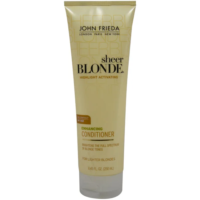 keratin treatment for frizzy, curly hair-John Frieda Sheer Blonde Highlight Activating Enhancing Conditioner For Lighter Blondes by John Frieda for Unisex - 8.45 oz Conditioner