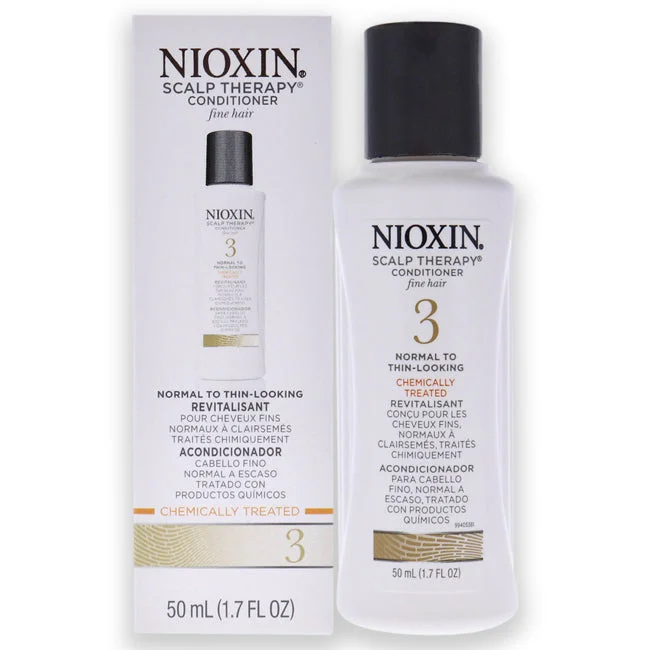 organic hair care for dry and damaged hair-Nioxin System 3 Scalp Therapy Conditioner by Nioxin for Unisex - 1.7 oz Conditioner