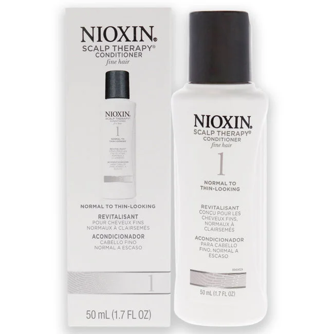 best products for curly hair texture and volume-Nioxin System 1 Scalp Therapy Conditioner by Nioxin for Unisex - 1.7 oz Conditioner