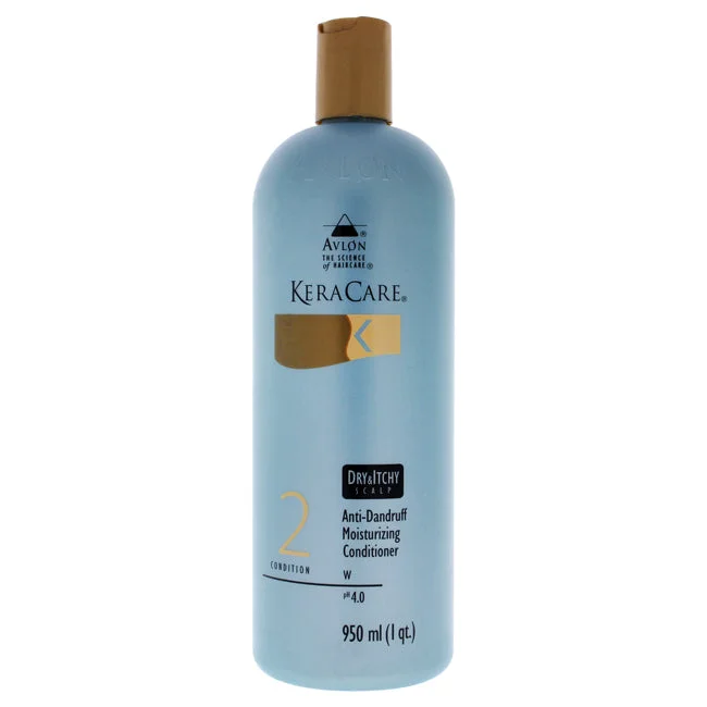 keratin-infused leave-in conditioner for smoothness-Avlon KeraCare Dry Itchy Scalp Anti-Dandruff Moisturizing Conditioner by Avlon for Unisex - 31.12 oz Conditioner