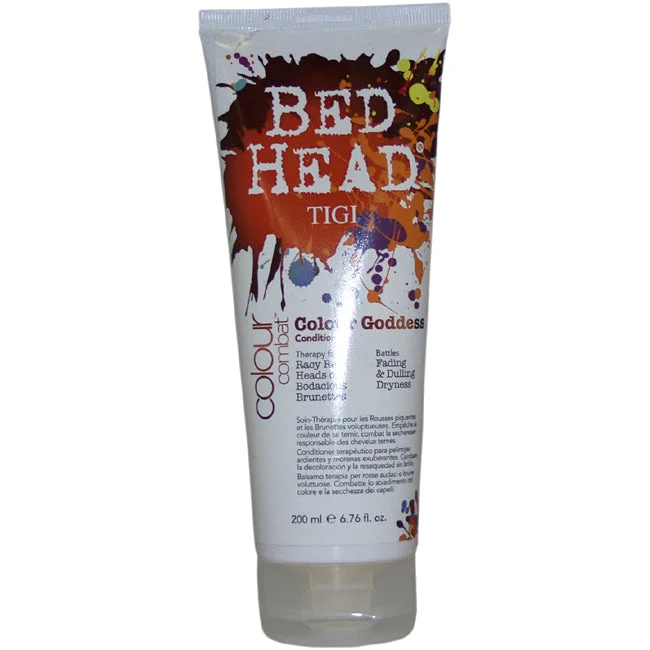 organic hair treatment for split ends-TIGI Bed Head Colour Combat Colour Goddess Conditioner by TIGI for Unisex - 6.76 oz Conditioner