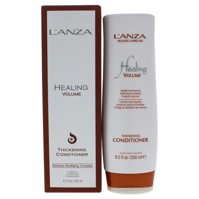 anti-frizz conditioner for fine hair-Lanza Healing Volume Thickening Conditioner by Lanza for Unisex - 8.5 oz Conditioner