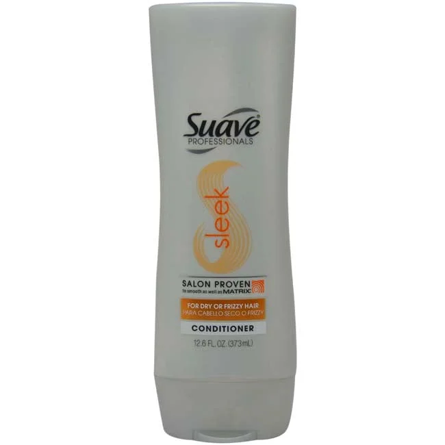 nourishing hair serum for fine hair-Suave Suave Professionals Sleek Conditioner by Suave for Unisex - 12.6 oz Conditioner