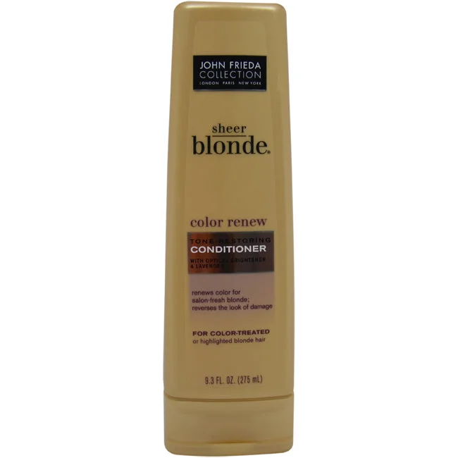 moisturizing mask for dry, coarse curls-John Frieda Sheer Blonde Color Renew Tone Restoring Conditioner by John Frieda for Unisex - 9.3 oz Conditioner