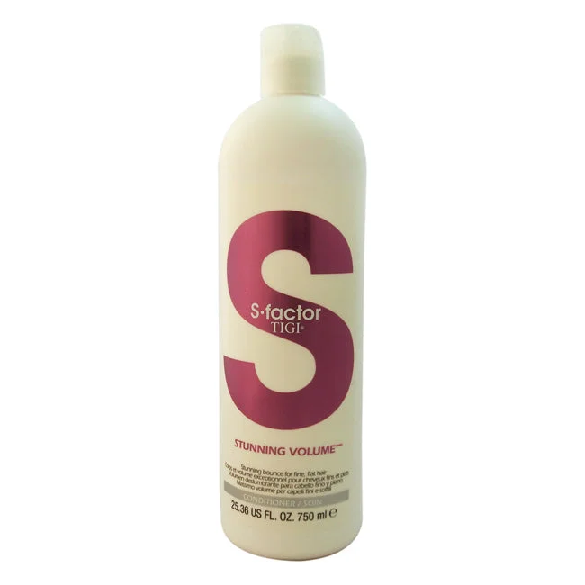 anti-dandruff treatment for thick hair-TIGI S-Factor Stunning Volume Conditioner For Fine Flat Hair by TIGI for Unisex - 25.36 oz Conditioner