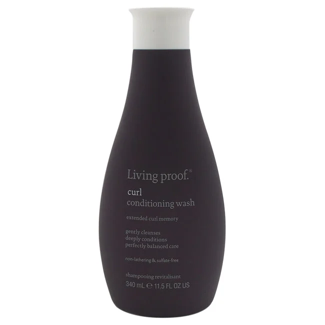 hydrating spray for frizzy hair-Living Proof Curl Conditioning Wash by Living Proof for Unisex - 11.5 oz Conditioner