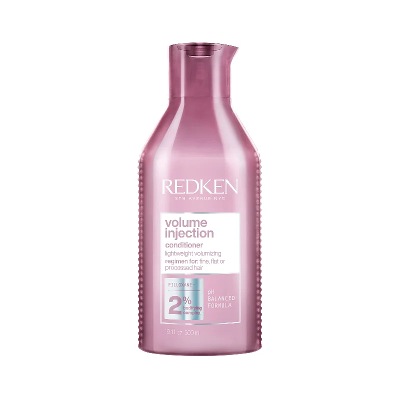 moisturizing oil for curly hair-REDKEN VOLUME INJECTION CONDITIONER FOR FINE HAIR 300ML