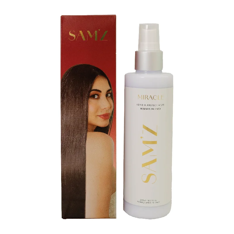 SAM'Z Leave-In protect spray .FORMULATED IN ITALY.