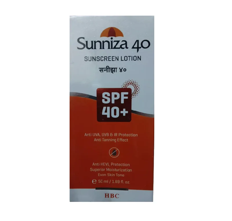 Sunniza SunScreen Lotion 50Gm (SPF 40)