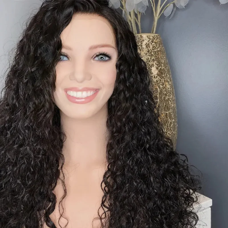 voluminous medium wigs for balanced hairstyle -Tanya