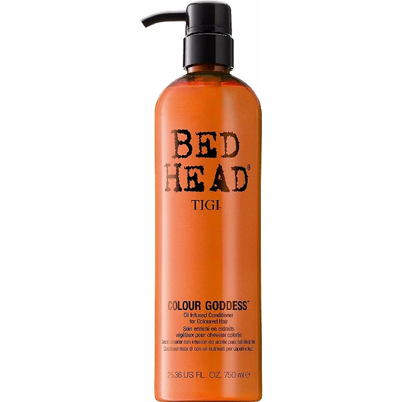 anti-frizz hair oil for curly hair-Tigi Bed Head Colour Goddess Conditioner 25.36 oz