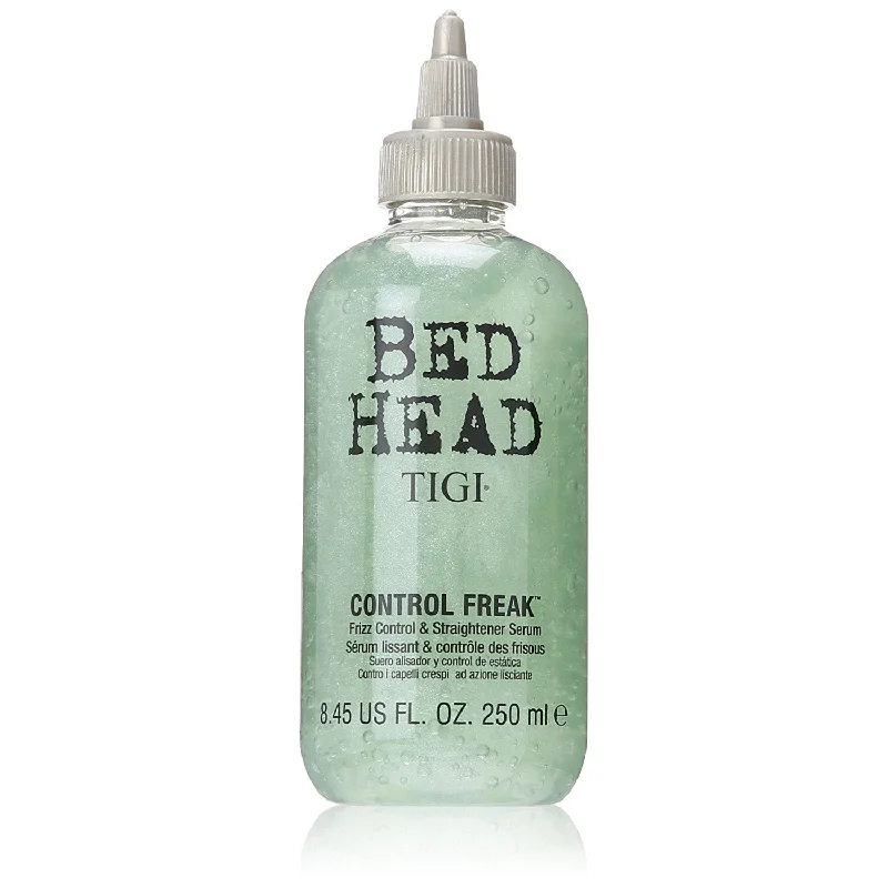 leave-in conditioner for curly hair volume-Tigi Bed Head Control Freak Frizz Control & Straightener Serum 8.45 oz